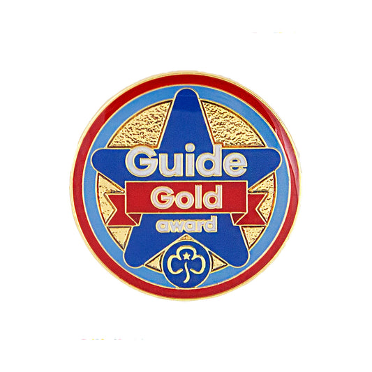 Gold Award Metal Badge Guides
