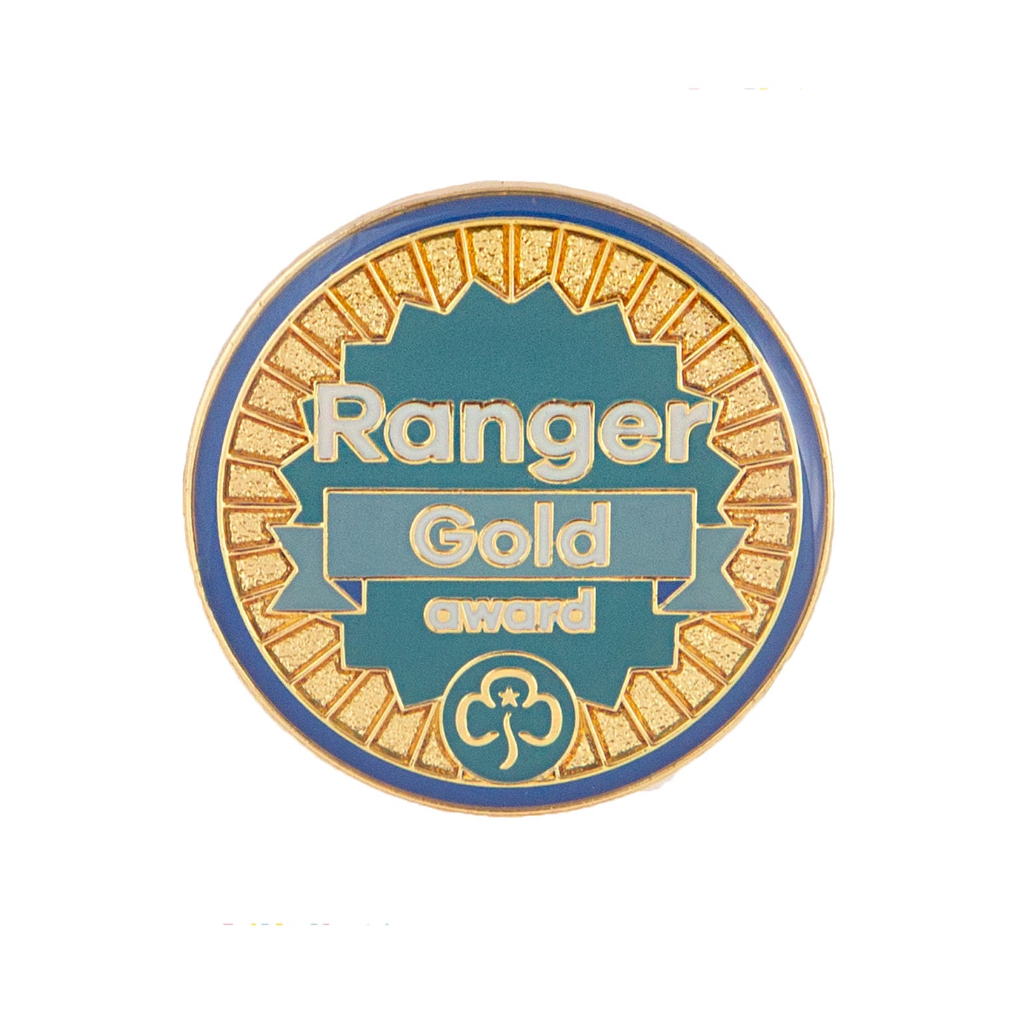 Gold Award Metal Badge Rangers