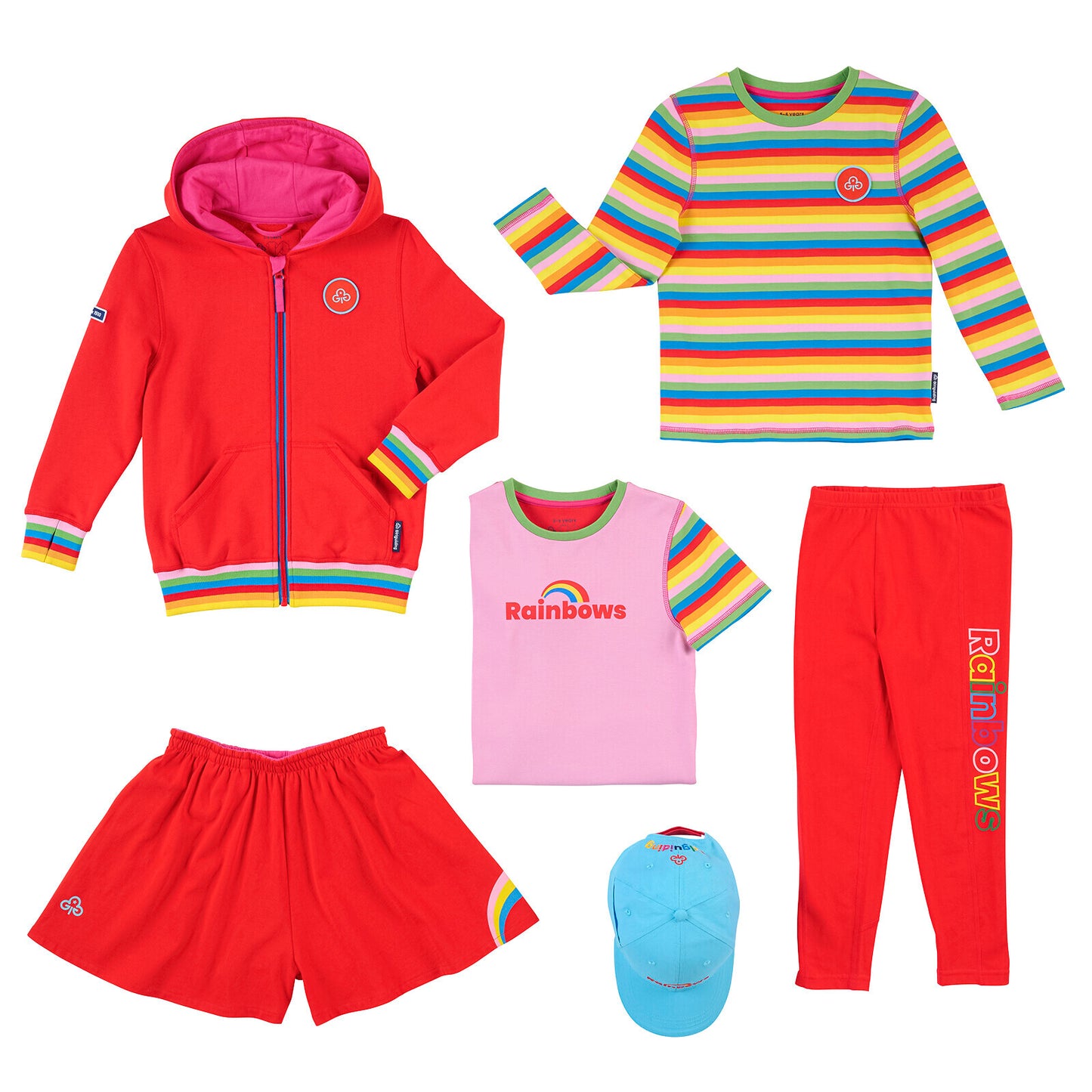 Rainbows uniform long sleeve t-shirt