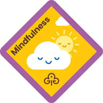 Brownies Mindfulness Woven Badge