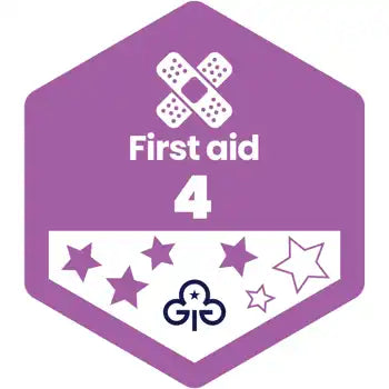 Skills Builder - Be Well - First Aid Stage 4 Woven Badge