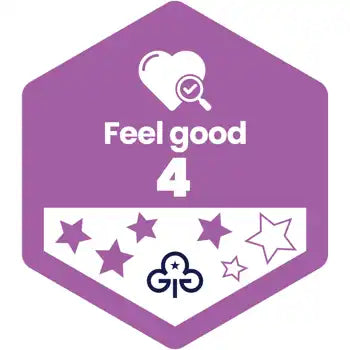 Skills Builder - Be Well - Feel Good Stage 4 Woven Badge