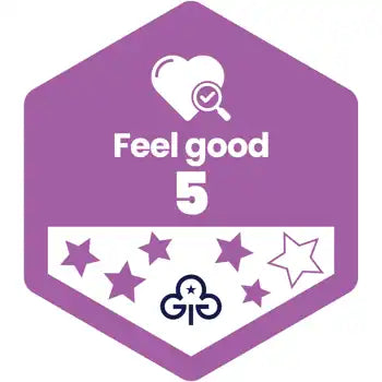 Skills Builder - Be Well - Feel Good Stage 5 Woven Badge