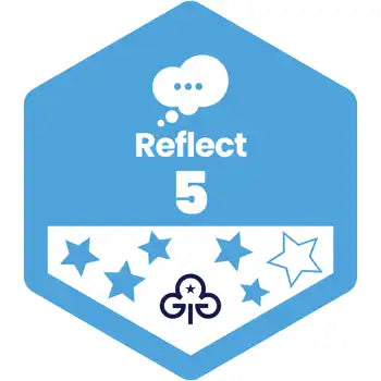 Skills Builder- Know Myself - Reflect Stage 5 Woven Badge