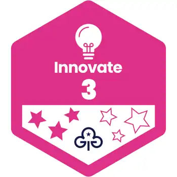 Skills Builder - Express Myself - Innovate Stage 3 Woven Badge