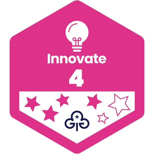 Skills Builder - Express Myself - Innovate Stage 4 Woven Badge