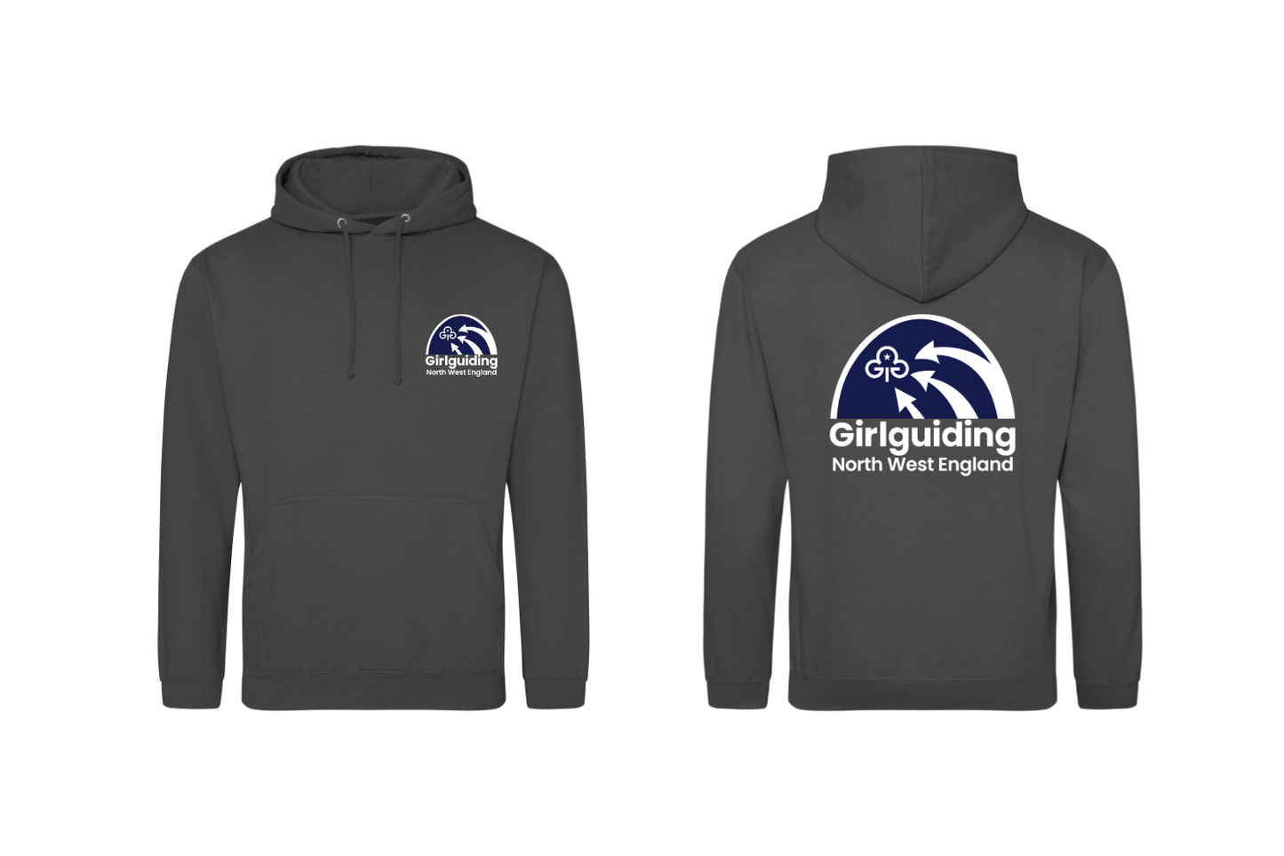Region logo pullover and zipped hoodies