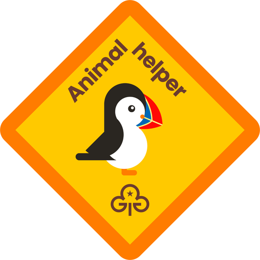 Brownies Animal helper woven badge