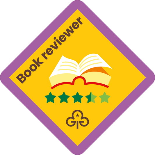 Brownies Book reviewer woven badge