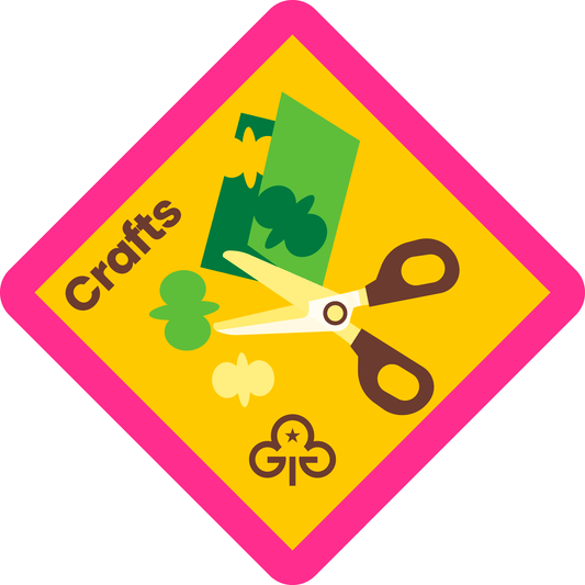 Brownies Crafts woven badge