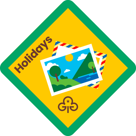Brownies Holidays woven badge