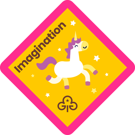 Brownies Imagination woven badge
