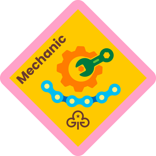 Brownies Mechanic woven badge