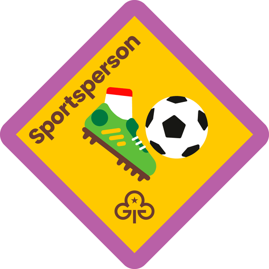 Brownies Sportsperson woven badge