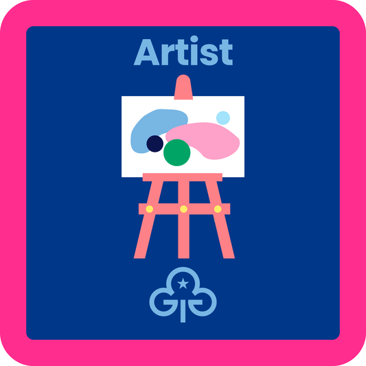 Guides Artist woven badge