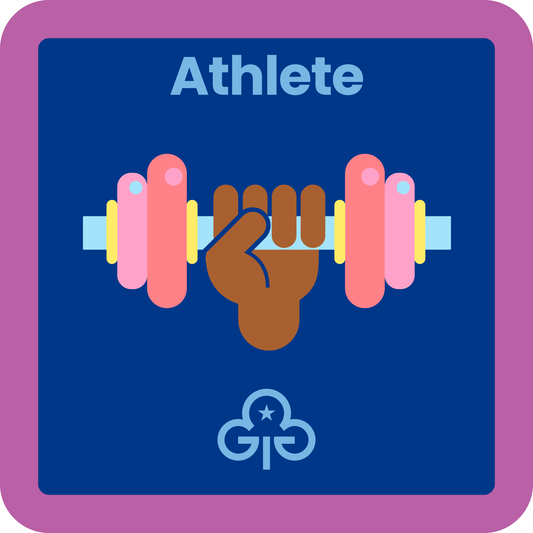 Guides Athlete woven badge