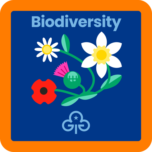 Guides Biodiversity woven badge