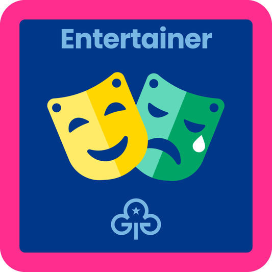 Guides Entertainer woven badge