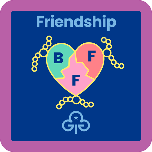 Guides Friendship woven badge