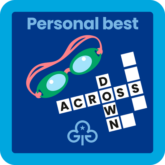 Guides Personal best woven badge