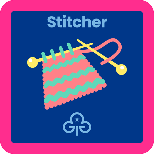 Guides Stitcher woven badge