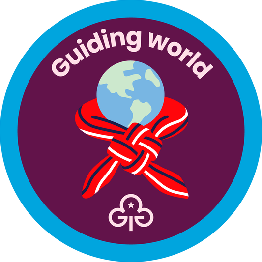 Rangers Guiding world woven badge