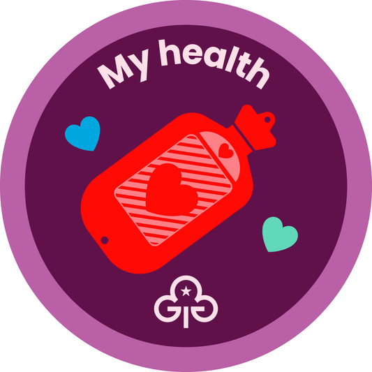 Rangers My health woven badge