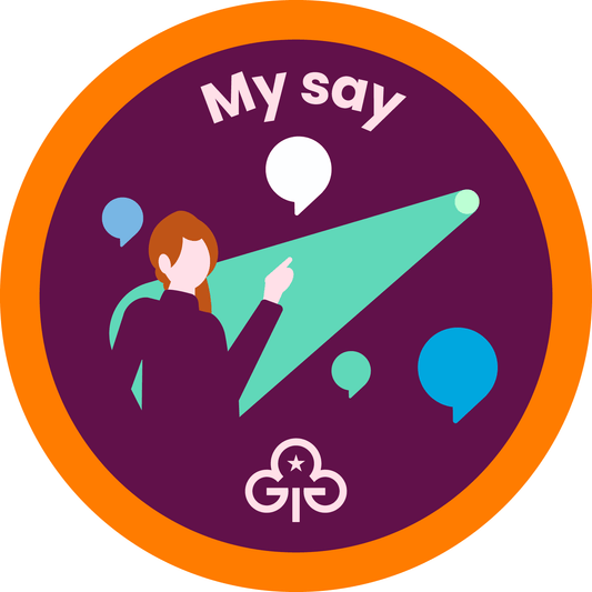 Rangers My say woven badge