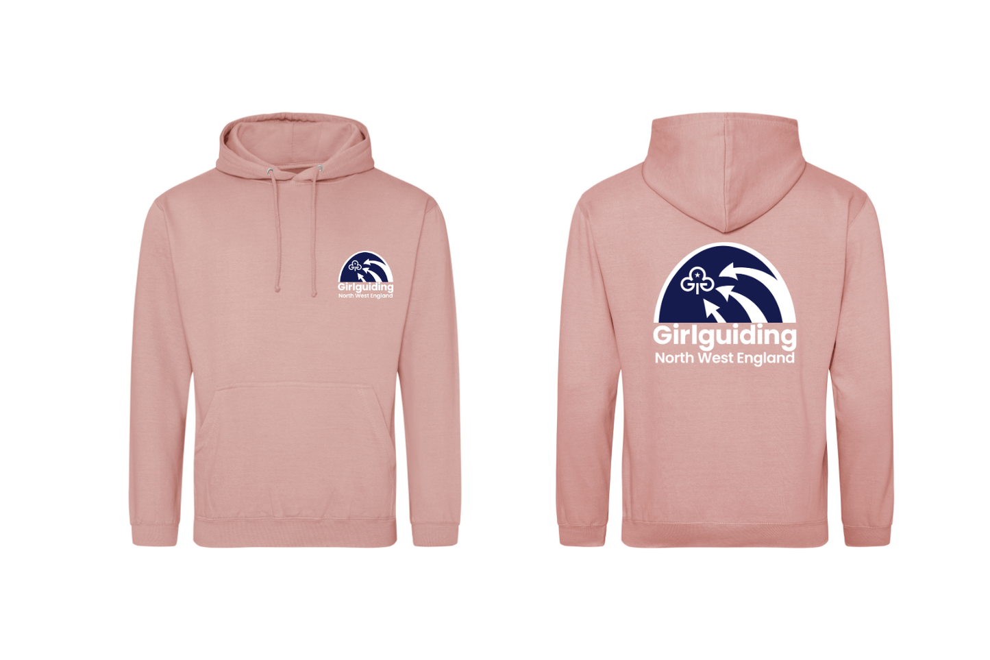 Region logo pullover and zipped hoodies