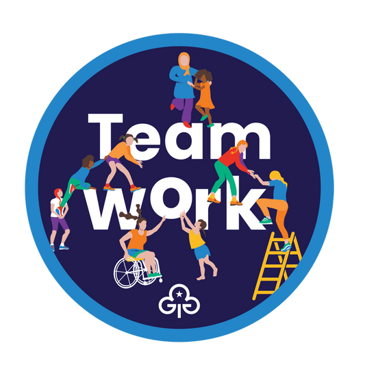 Teamwork woven badge