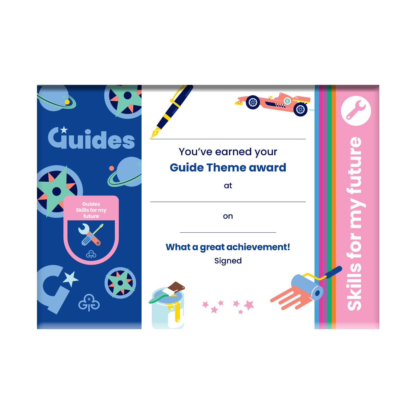 Theme Award - Guides Skills For My Future Certificate