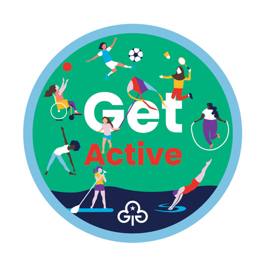 Get active woven badge