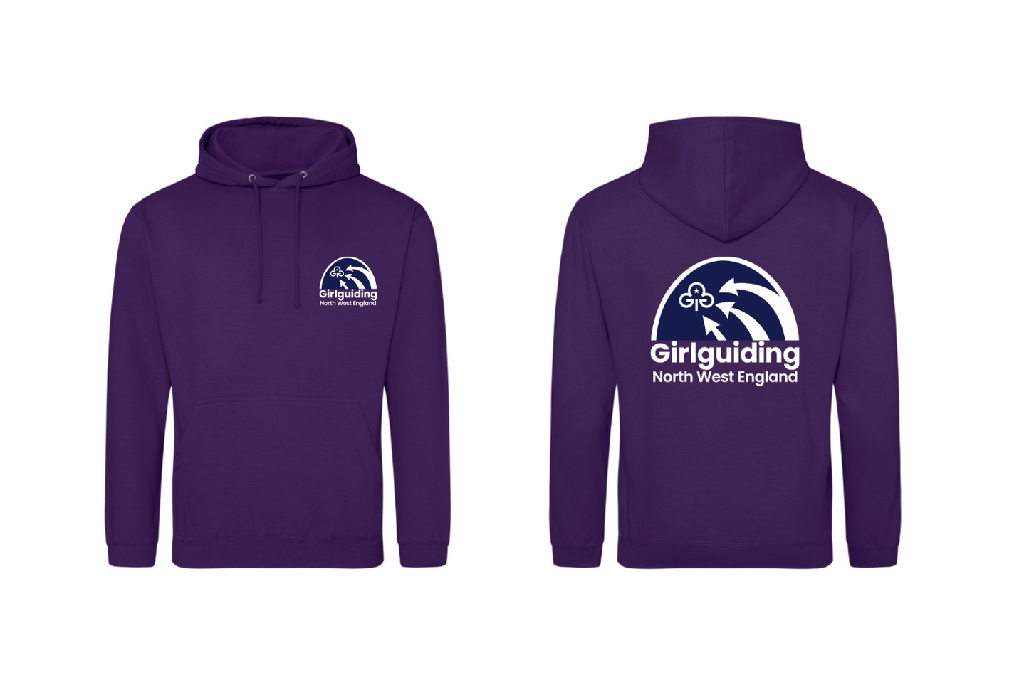 Region logo pullover and zipped hoodies