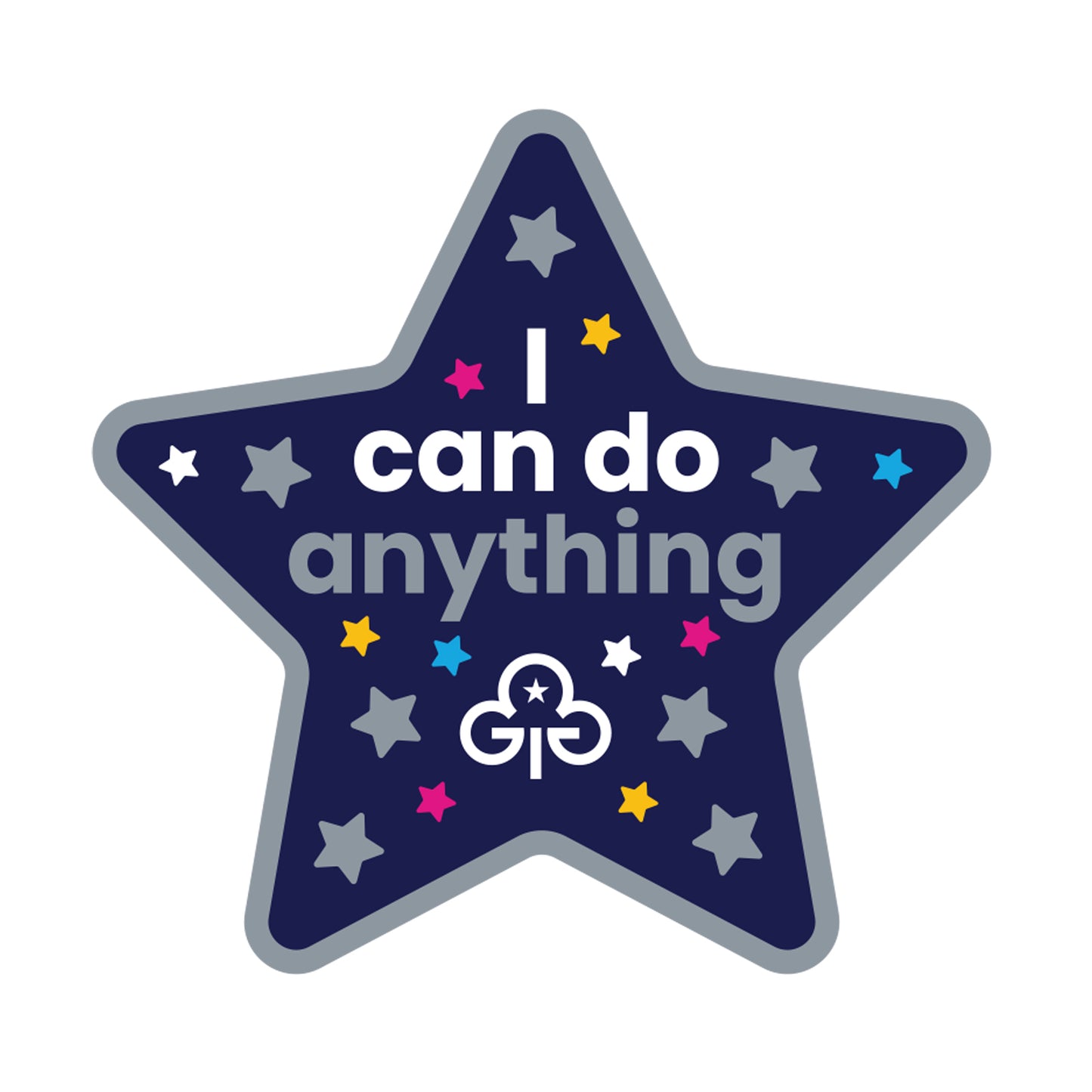 I can do anything woven badge