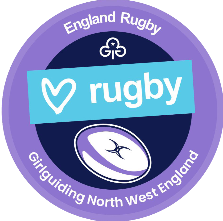 Love Rugby Woven Badge