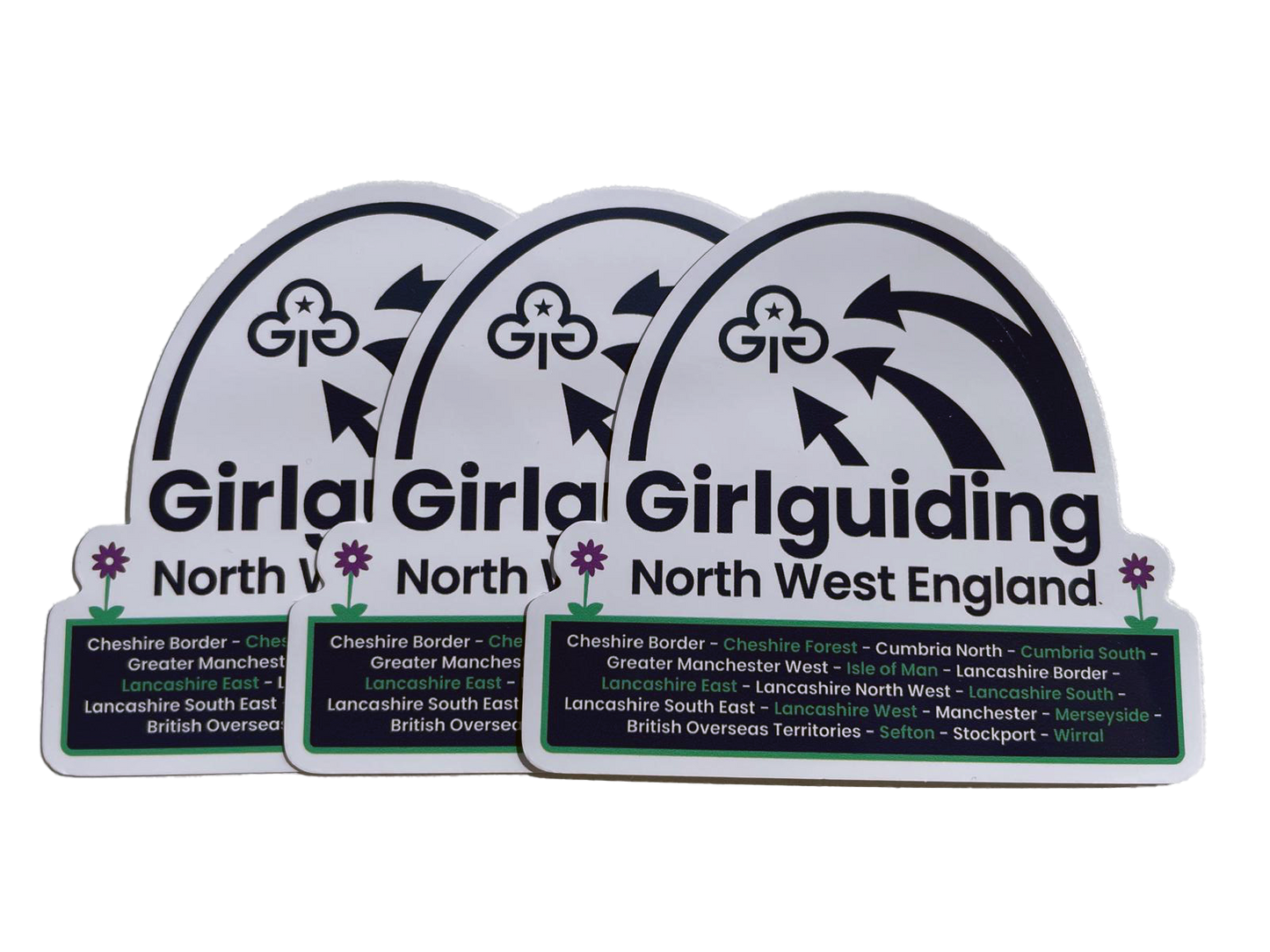 Girlguiding Region Counties Sticker