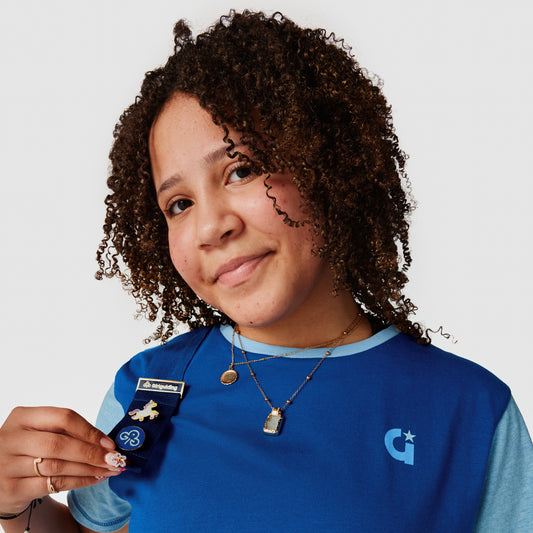 Girlguiding uniform badge tab