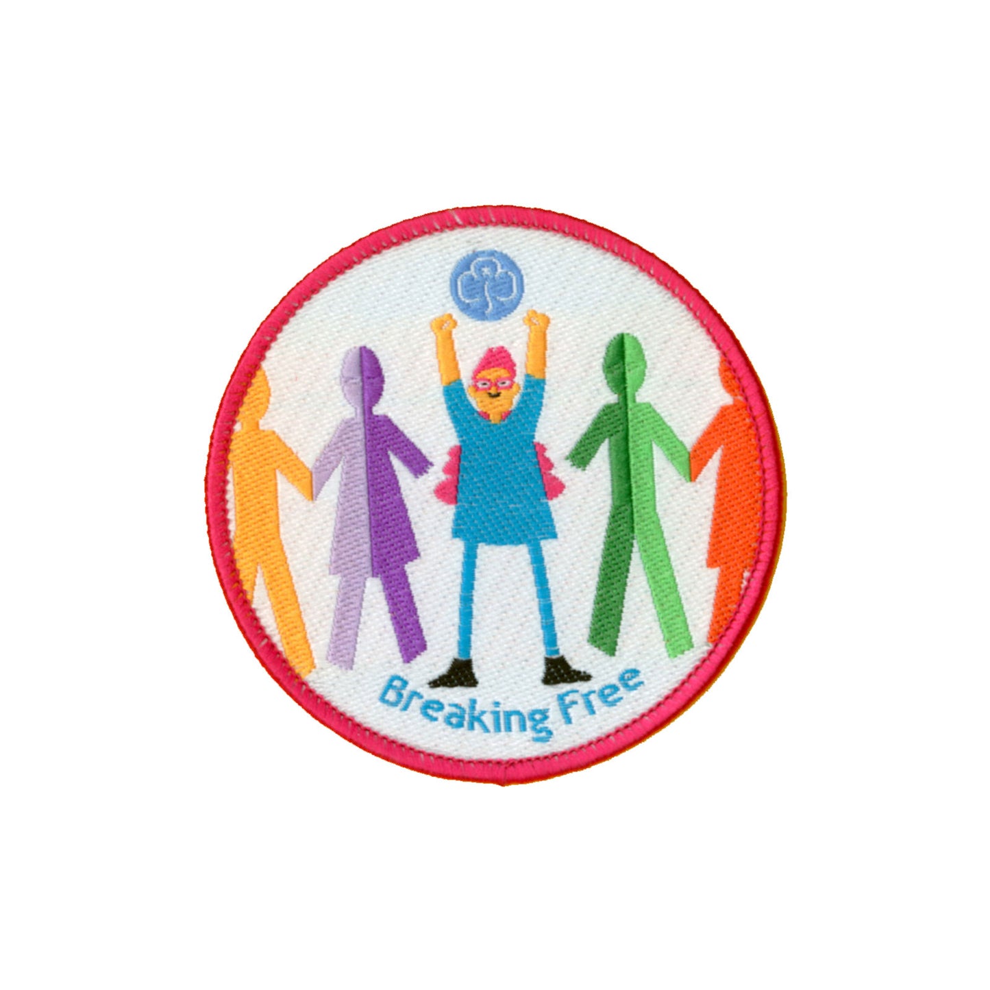 Breaking Free Woven Badge