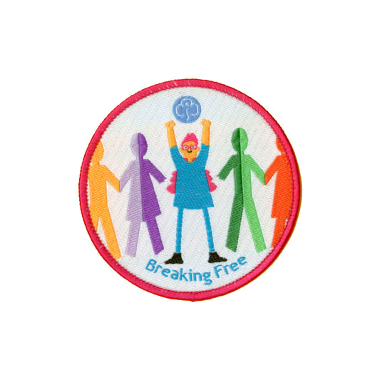 Breaking Free Woven Badge