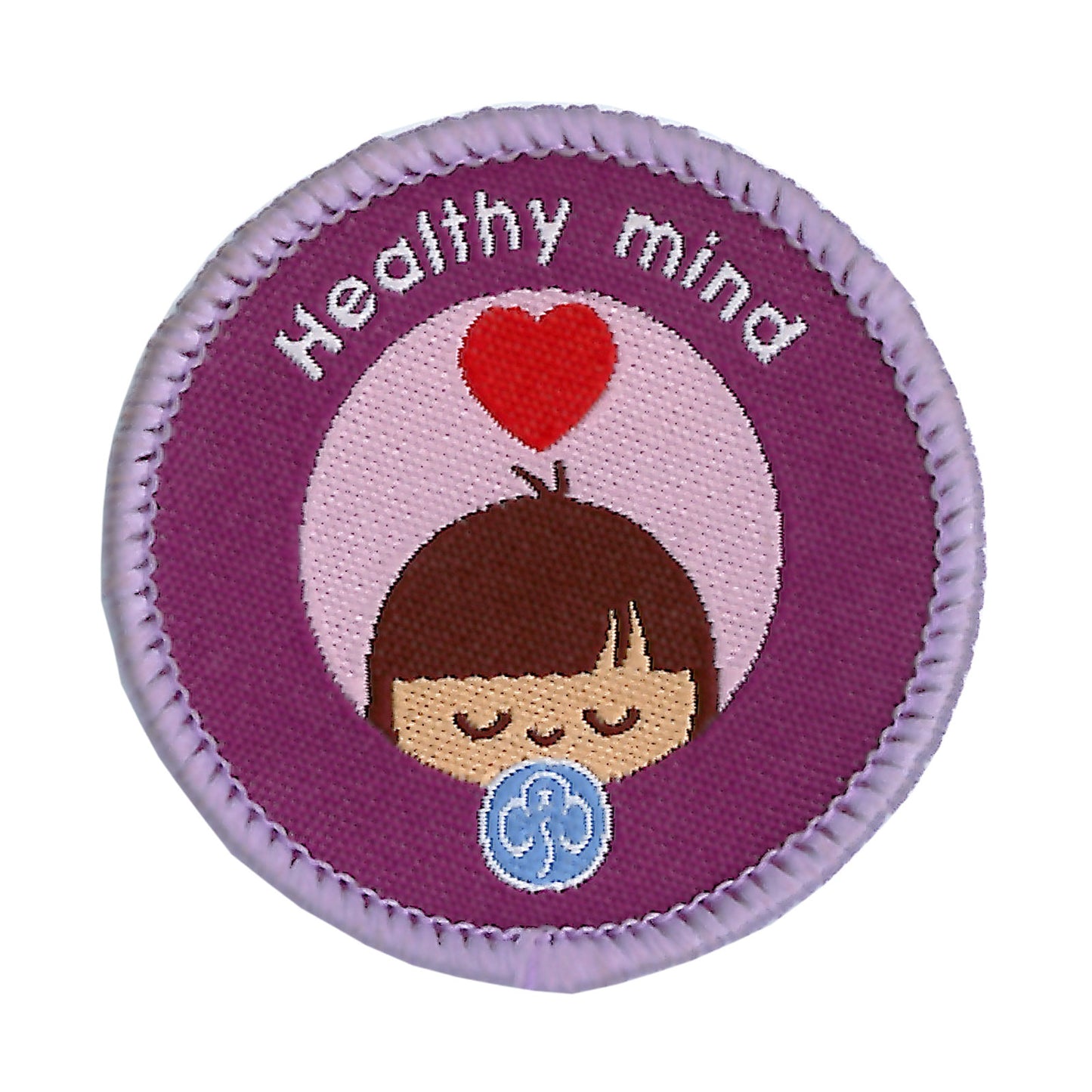 Rainbows Healthy Mind Woven Badge