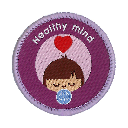 Rainbows Healthy Mind Woven Badge