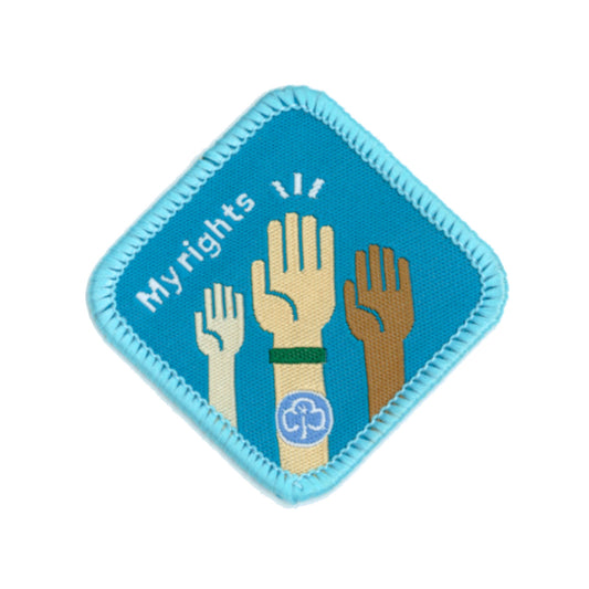 Brownies My Rights Woven Badge