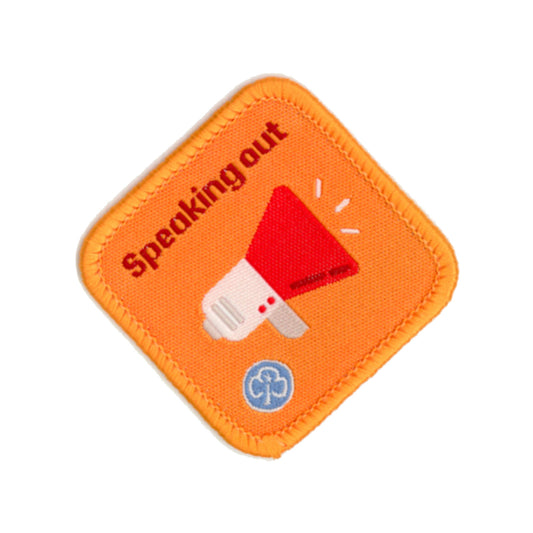 Brownies Speaking Out Woven Badge