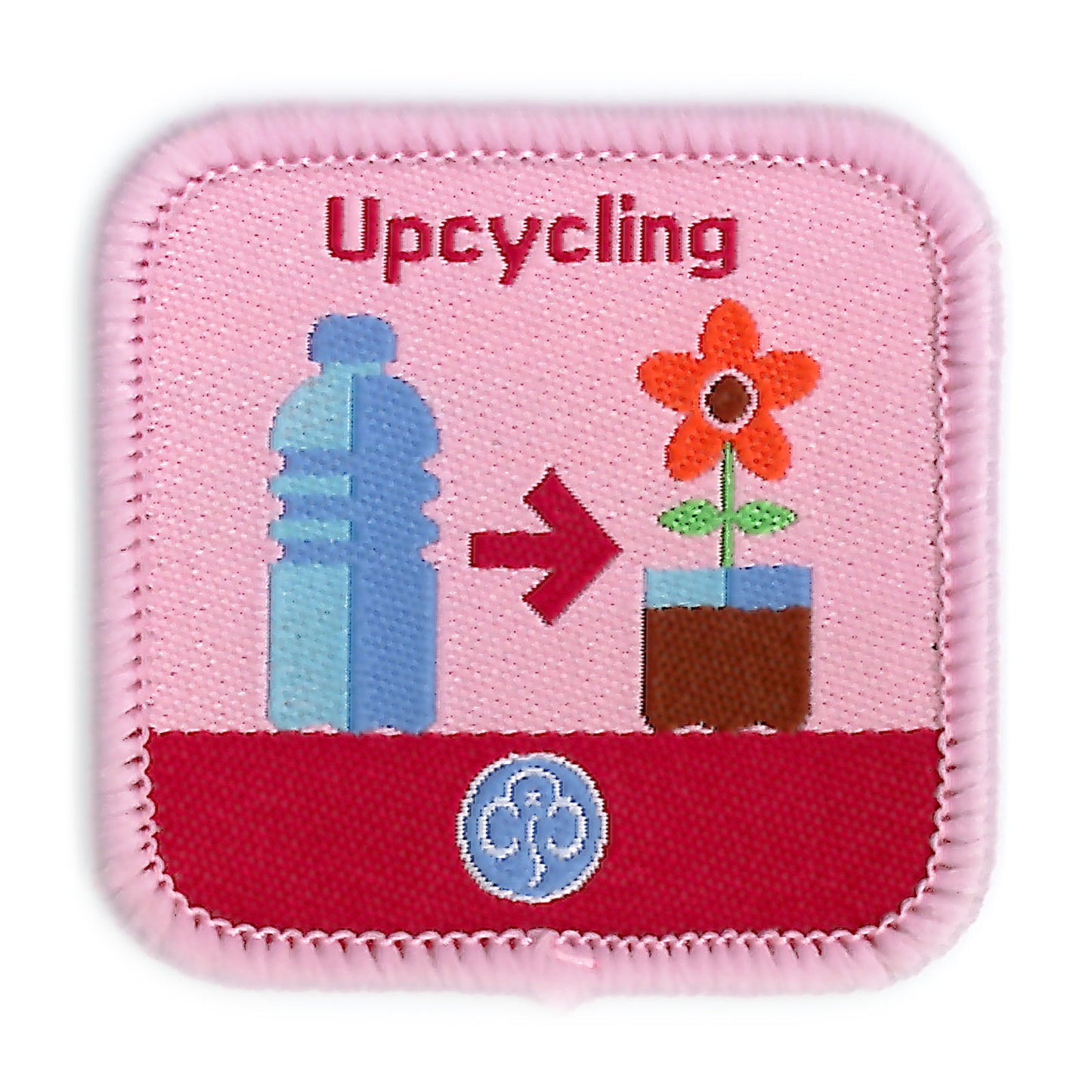 Guides Upcycling Woven Badge