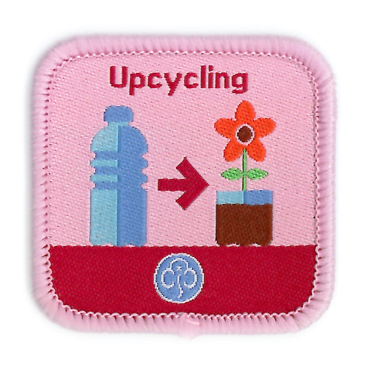 Guides Upcycling Woven Badge