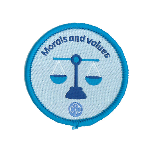 Rangers Morals and Values Woven Badge