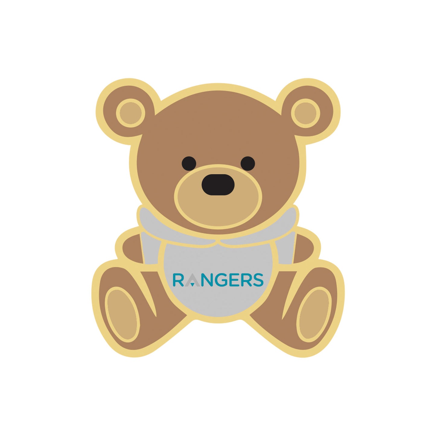 Rangers Teddy Pin Badge