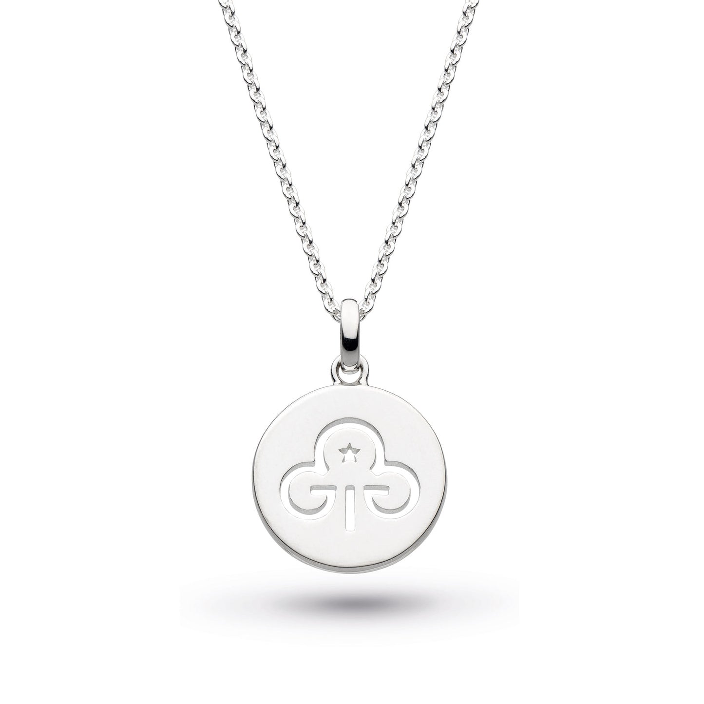 Trefoil Silver Necklace