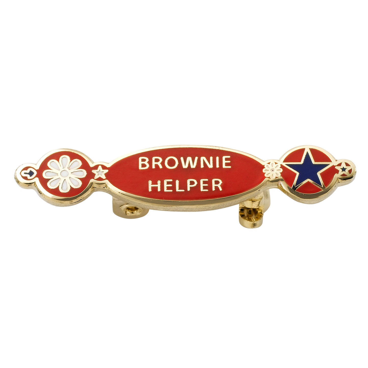 Brownie Helper Metal Badge
