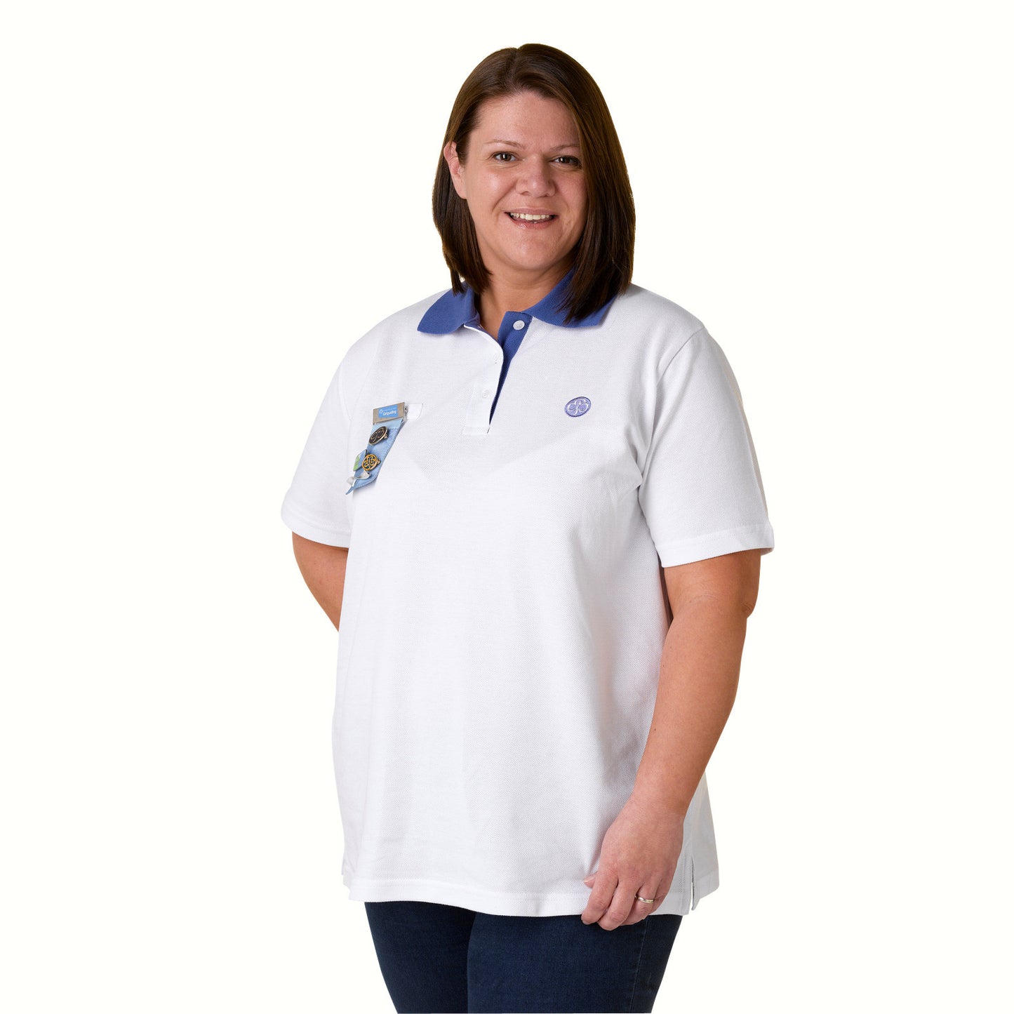 Leader White Polo Shirt